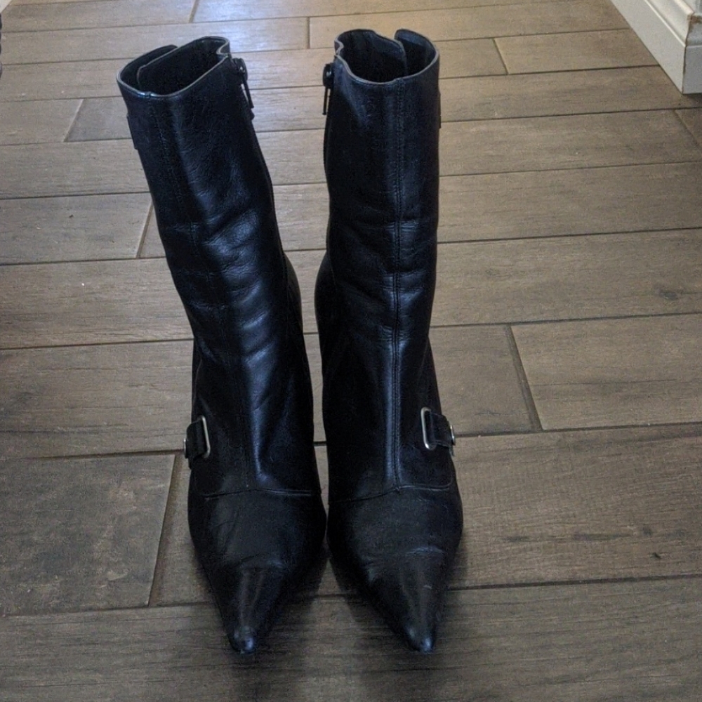 Aldo high heel boots with pointed toes